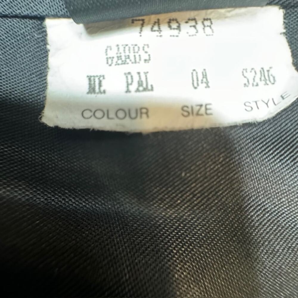identify Womens Sz 4 Black Peacoat Jacket - Picture 14 of 14